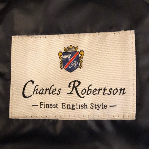 Charles Robertson England Navy Blue Down Outdoor Ski Hunting Vest - Picture 8 of 8